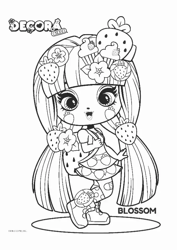 Decora Girlz Activity Sheet 2