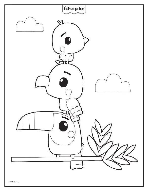 Fisher Price Colouring Sheet 5