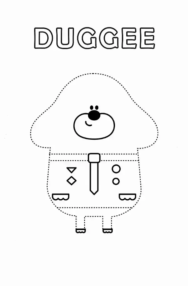 Duggee Colouring Sheet