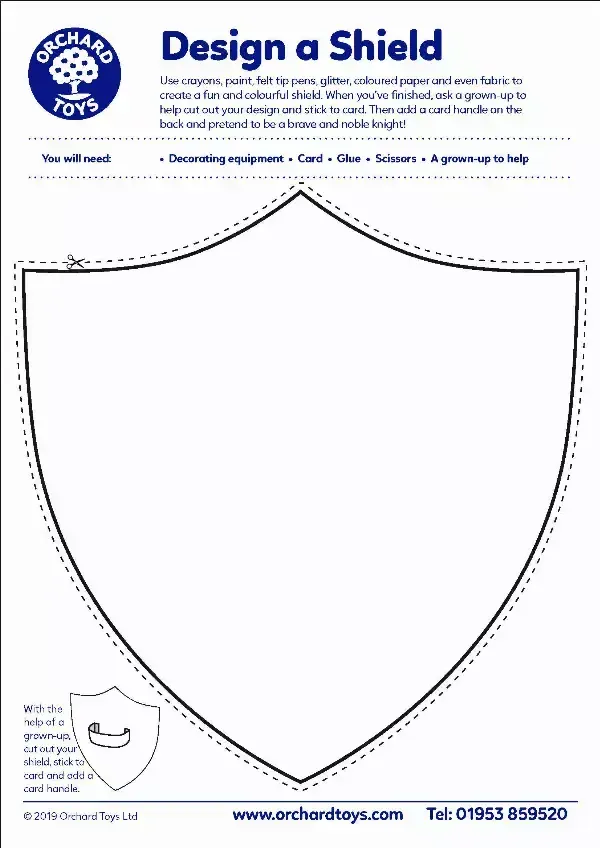 Design a Shield Activity Sheet