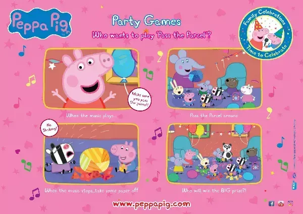 Peppa Pig Party Games Pass the Parcel
