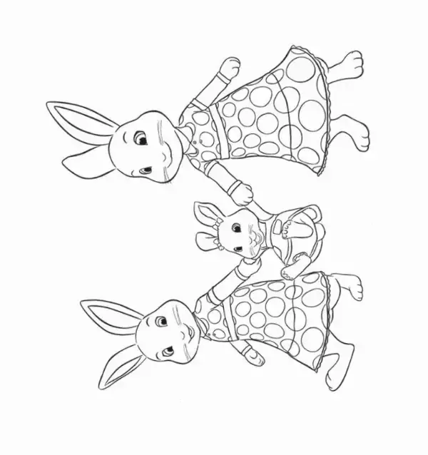Peter Rabbit Colouring Sheet 3
